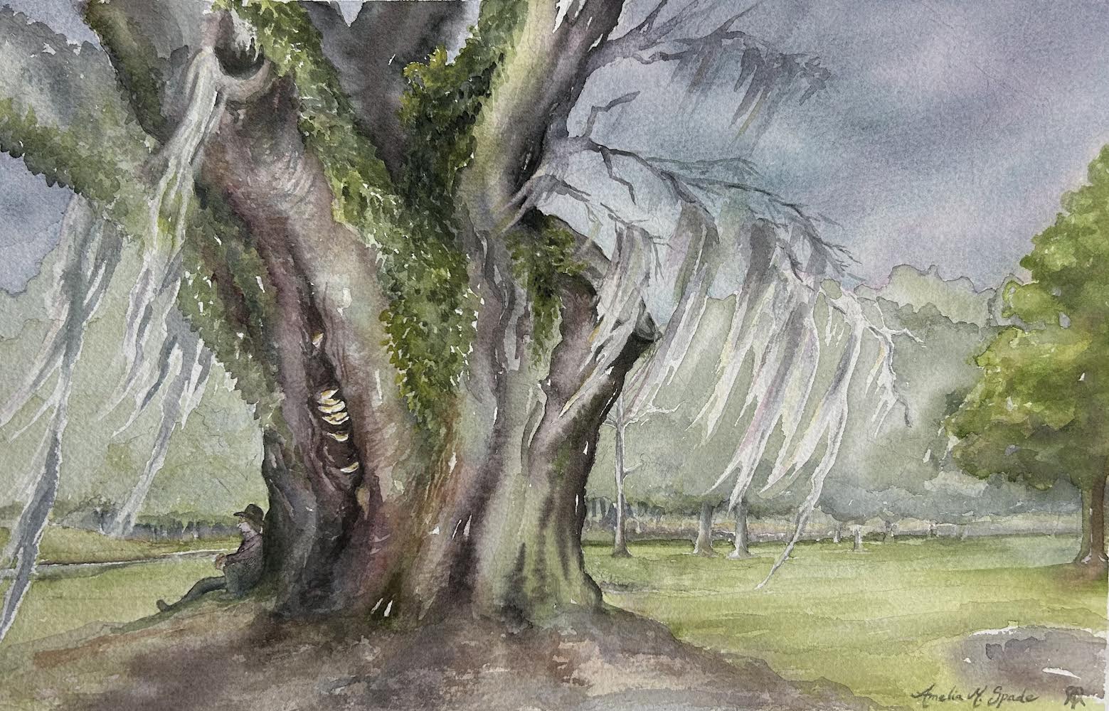 She is the Witness to Her Time by Amelia Spade