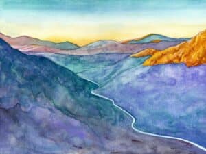 Chimney Rock, Settling Air by Catherine Twomey