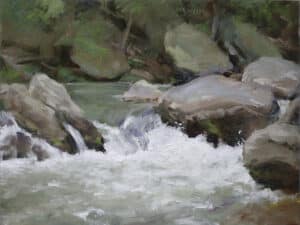 Rocky Broad Rocks Morning by Rich Nelson