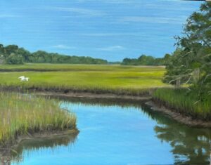 View From Store Creek Corner by Susalee Lamb - SOLD